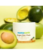 MamaEarth Argan Hair Mask With Argan, Avocado Oil & Milk Protein, 200g For Frizz-Free & Stronger Hair